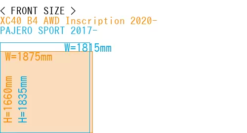 #XC40 B4 AWD Inscription 2020- + PAJERO SPORT 2017-